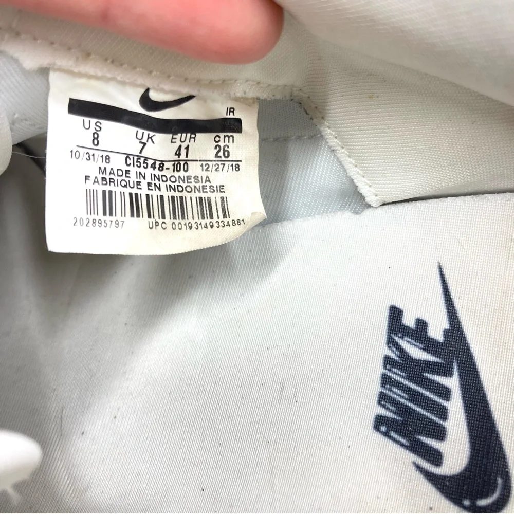 Nike Cortez Steve Harrington Earth Day Sneaker Shoes Size 8 White - Picture 14 of 16